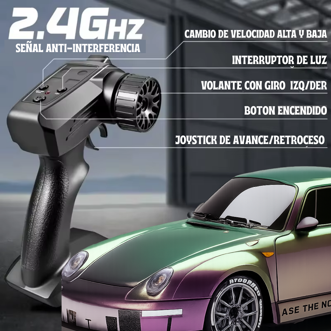 Coche de control remoto para drift