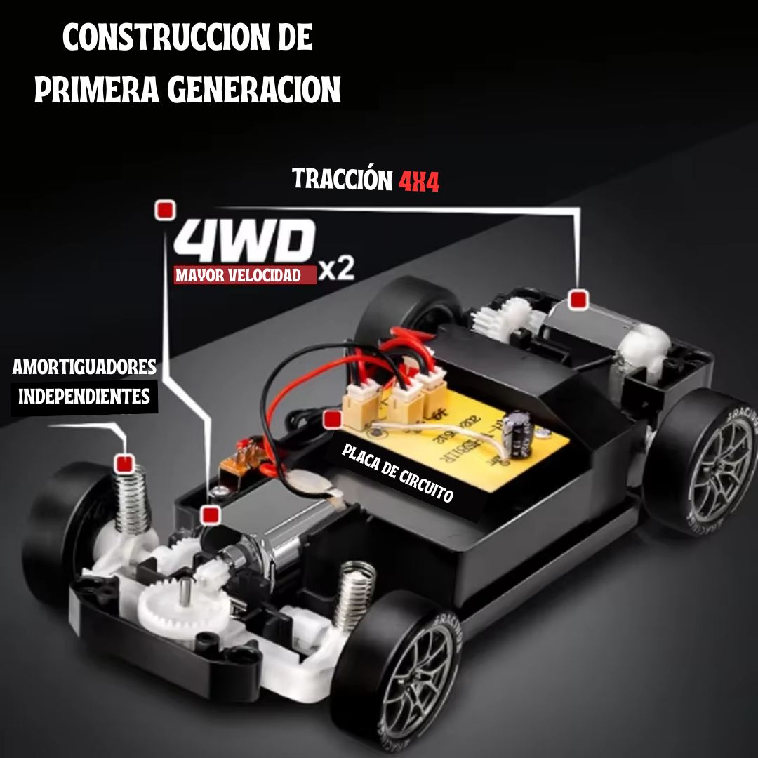 Coche de control remoto para drift